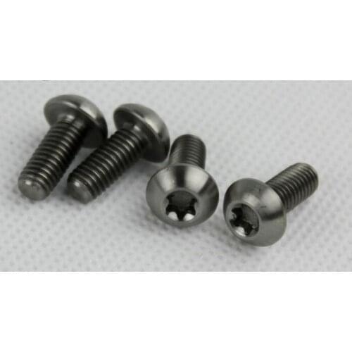 New 12pcs M5 X 10mm Titanium Alloy T25 Torx Brakes Bolt Screw Fastener For Mountain BikeDisc Brake Rotor And Water Bottle Holder