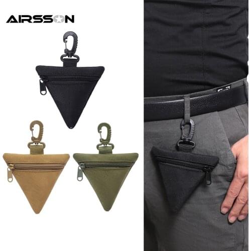 Outdoor Tactical Wallet Bag Portable Molle Military EDC Coin Purses Pouch Key Holder Waist Pack Bags for Camping Hiking Hunting