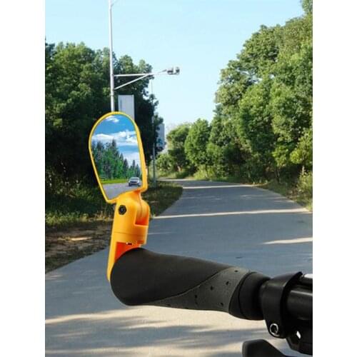 Bike Bicycle Rear View Mirror 360 Rotate Rear Back Bicycle Accessories Mini Bike Mirrors Rotate Flexible Acessorios Para Bike