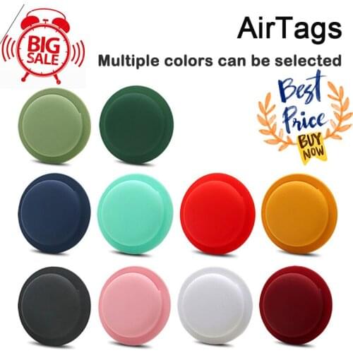 For Apple Airtags Liquid Silicone Protective Sleeve For Apple Locator Tracker Anti-Lost Device Protective Sleeve Hot