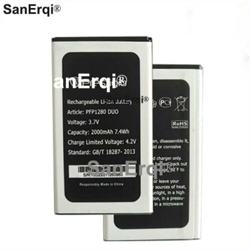 10pcs Battery For Prestigio PFP1280 DUO Battery Batterie Bateria Accumulator AKKU 2000Mah Battery