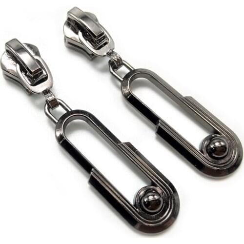 20pcs/lot, Elegant Gun Metal Color No. 5# Zipper Sliders for Metal Zip, Nylon Zip and Resin Zip