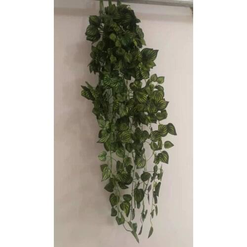 3pc/lot 87cm Artificial Watermelon Leave Hang On Wall Flower Decorative Wreaths Display Shop Home Party Wedding Decoration Plant