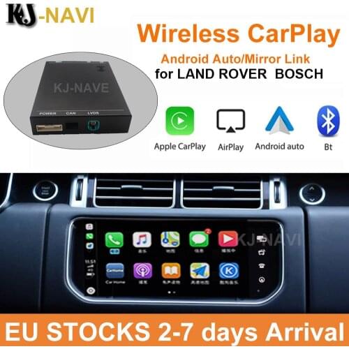 Wireless Apple Carplay For Land Rover BOSCH HARMAN 2015-2018 Wired Android Auto Mirror USB Flash iOS13 Carplay