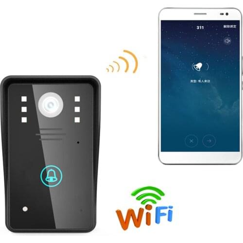 HD 720P Wireless WIFI Video Door Phone Doorbell Intercom System Night Vision Waterproof Support Android iOS unlock