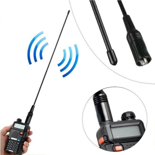 For Baofeng UV5R UV-82 NA-771 Antenna 144/430MHZ 10W Dual Band Walkie Talkie Antenna