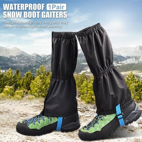 Leg Gaiters Waterproof Snow Boot Gaiters Abrasion Resistance for Outdoor Hiking Walking Climbing Mountain