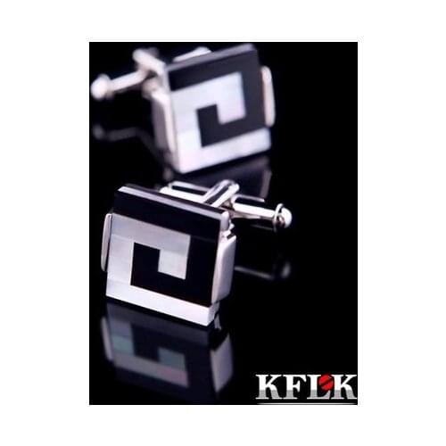 KFLK Luxury 2020 NEW shirt cufflinks for mens gifts Brand cuff buttons Shell cuff links High Quality abotoaduras Jewelry