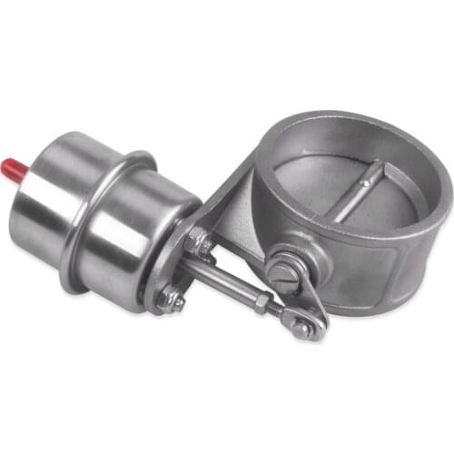 2.5'' Exhaust Control Valve Vacuum Actuator Closed Style Cutout Downpipe Car Exhaust Control Car Styling