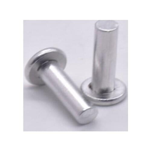 M2 M2.5 M3 M4 M5 M6 Aluminium Solid Rivets AL Knock Flat Head Rivet GB109