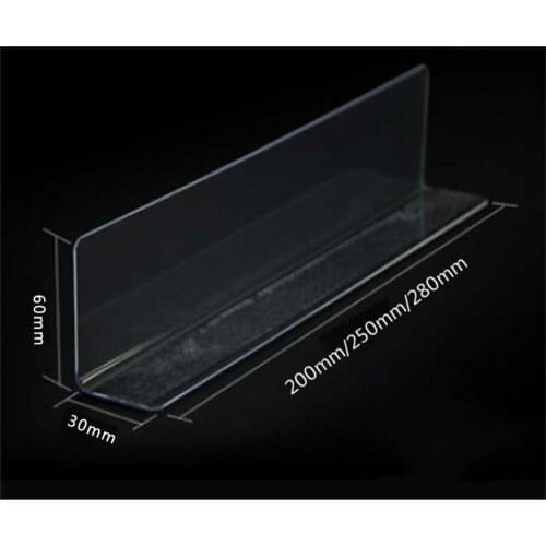 Magnet Supermarket 100pcs Goods Classification Bezel Shelf Divider Plastic Cigarrette/ Drinks / Tobacco Pushers