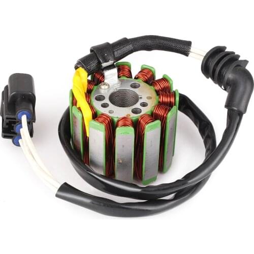 12v Motorcycle Magneto Generator Engine Stator Coil Copper Assembly for Yamaha YZF-R1 2004-2008 & FZ1 2006-2010 & FZ6 2009-2010