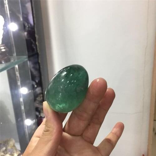 1pcsnew arrivals blue natural fluorite crystal yoni egg reiki healing Madagascar gemstone polished egg wholesale as gift