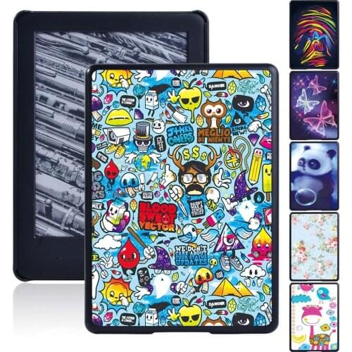 Old Image Pattern Plastic Hard Shell For Kindle 10th/8th Gen/Paperwhite 5th Gen/6th Gen/7th Gen/10th Gen Tablet Case+Pen