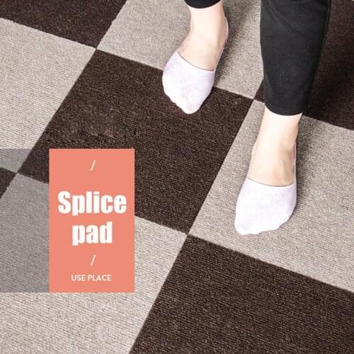 30*30cm Self-Adhesive Splicing Floor Mats Patchwork Rugs Home Living Room Soft Carpet Baby Climbing Pad Exercise Tiles Mats