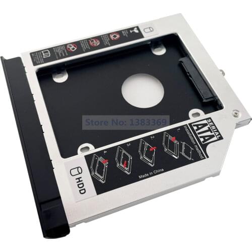 SATA 2nd Hard Drive SSD HDD Module Caddy Adapter for Acer Aspire E5-573 E5-573G E5-574 E5-574G With Bezel and Bracket