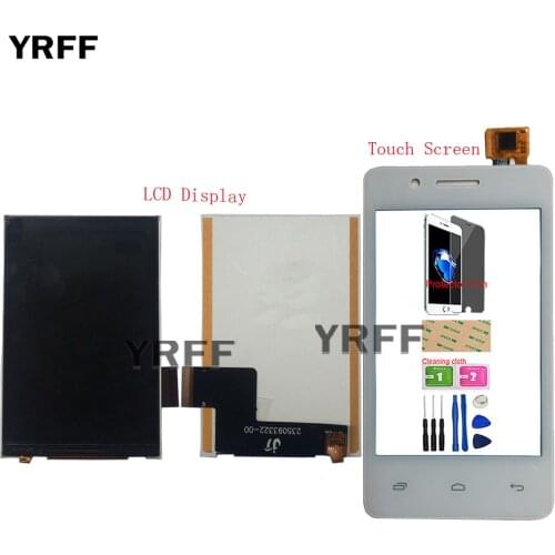 3.5'' Mobile Phone LCD Display For Fly IQ436 IQ436i Lcd Display With Touch Screen Digitizer Sensor Panel Tools Protector Film