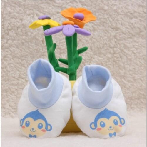 1 pair Newborn Cartoon Soft Cotton Baby Foot Socks Breathable Foot Protection Infant Shoe Socks SA674269
