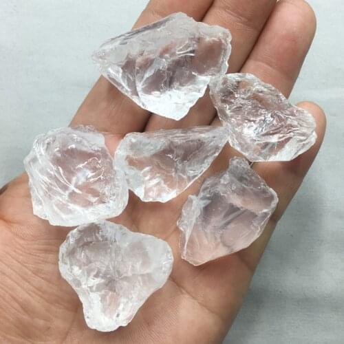 100g new clear healing crystal stone natural transparent decorative tip DIY process of any size