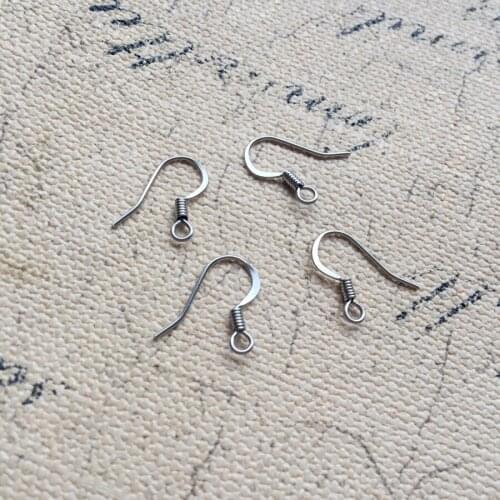 15MM 200Pcs Stainless Steel Earring Clasps Ear Hooks Jewelry Findings & Accessories