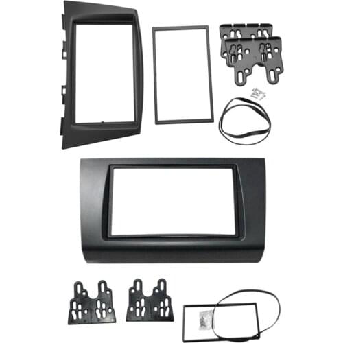 2 Set for Suzuki Swift 2005-2016 2Din Audio Panel DVD Navigation Panel Frame Car Fascias Stereo Radio Panel
