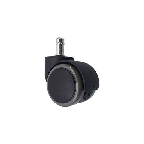2pcs 2 inch chair wheel roller plug pin universal round universal office computer chair thickened pulley circlip black color