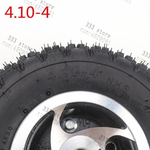4.10-4 tire and inner tyre with wheel rim Alloy hub for 49cc ATV Quad Go Kart Gas scooter bike motorcy ATV