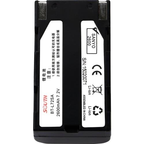 South GPS battery BT-L72SA 7.4V 2600mAh FOR South 9600 S82 Series GPS, S82-T GNSS, South battery
