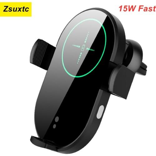 Wireless Charger Car 15W Magnetic Wireless Charger Car Mount for iPhone 12 Series Air Vent Car Phone Holder QI Fast Charger