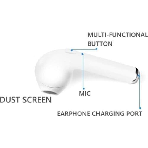 Bluetooth Earphone i7s tws 50mAh Battery Headset Mic Wireless Bluetooth Stereo Headset For Smart Phone mini Single Earphone