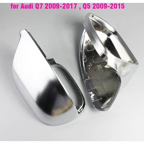 Rearview Mirror Covers for Audi Q7 2009-2017 , Q5 2009-2015 Chrome Matt Cap Accessories Styling
