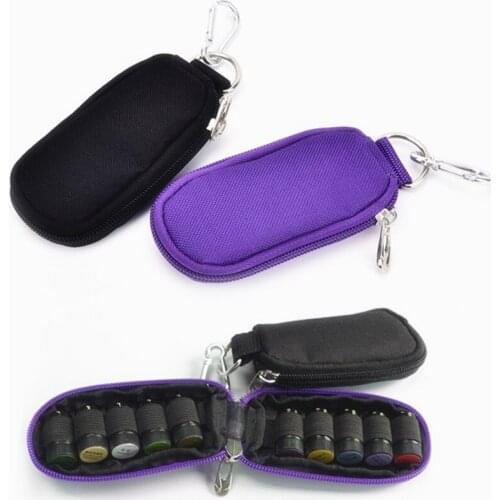 10 Slot Bottle Essential Oil Case Protects For 3ml Rollers Essential Oils Bag Travel Carrying Storage Organizer