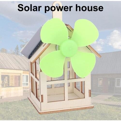 Kid Solar Power Toy Kid-safe Teamwork Ability Wood Educational Projects Solar Kit for Experiment Kid Educational Toys Gifts