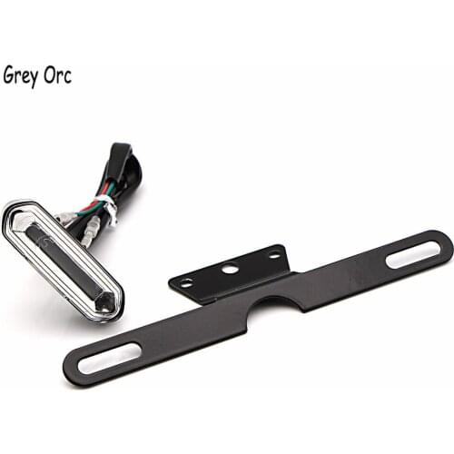 Grey orc Motorcycle License Plate Mounts