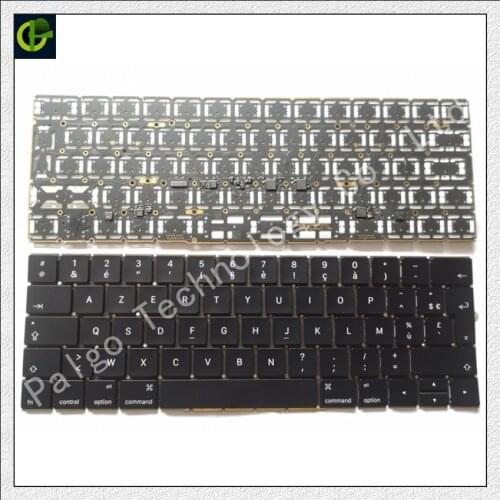 French Azerty Backlit Keyboard for Macbook Retina 13" A1706 and 15" A1707 FR laptop notebook