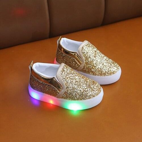 Childrens 2021 Luminous Sneakers Children Shoes with Light Sneakers Glowing Baby Toddler Boy LED Tenis Shoes