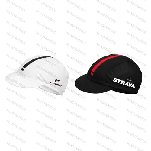 STRAVA Team New Summer Cycling Caps Black&white Quick Drying and Breathable