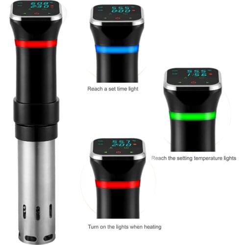 Sous Vide Cooker Immersion Circulator Accurate Low Temperature Control Slow Cooking Cook Steak Machine for Kitchen, UK Plug