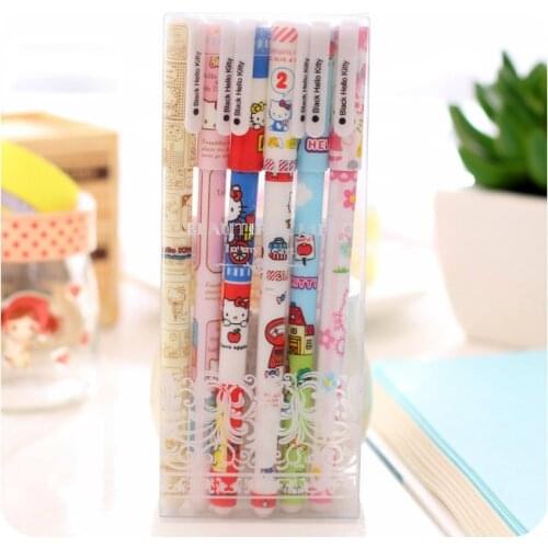 6 pcs/lot Cute Kawaii Cartoon Ballpoint Pens Ball Pen School supplies for kids