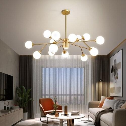 Modern Led Chandeliers Spider Light Hanging Lamps for Living Room Decoration Dining Room Loft Kitchen Ceiling Chandelier Lustre