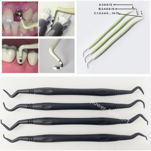 Dental Depth Implant Periodental Probe Diagnostic Periodontal Tools Carbon Fibre Implant Scaling Scaler Implants