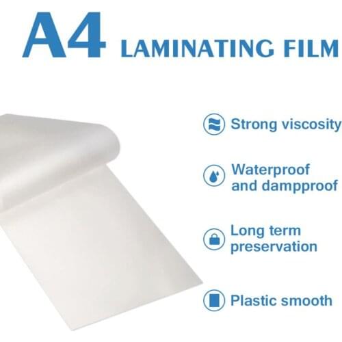 10/50/100pcs A4 Thermal Laminating Film for Photo Files Card Picture Lamination