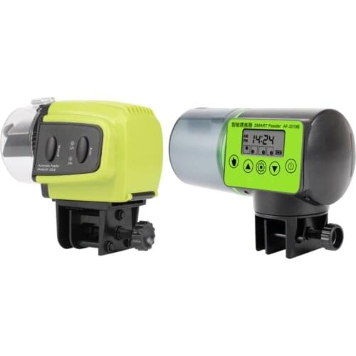 LCD Indicates Display Fish Tank Control Feeder Smart Feeding Electronic Food Feeder Aquarium Automatic Feeding Dispenser