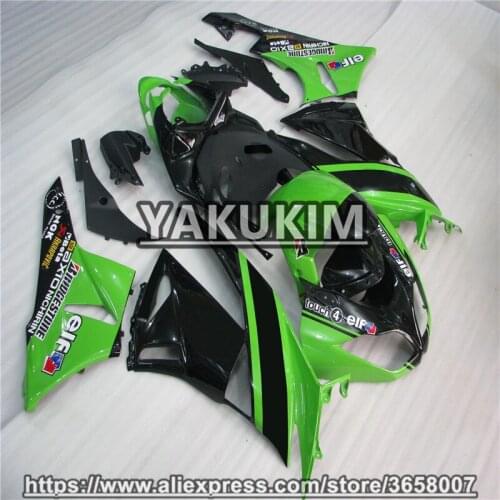 YAKUKIM ABS Injection Fairing Kits For Kawasaki NINJA ZX-6R 09-12 Year 2009 2010 2011 2012 ZX6R 09 10 11 12 Motobike Fairing New