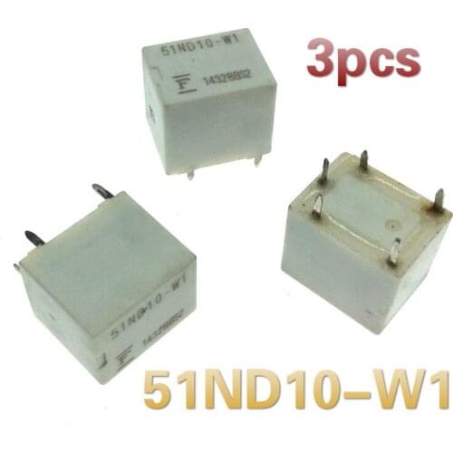 3pcs 5pin car relay 51ND10-W1 10VDC 35A for Peugeot 307 headlight high beam