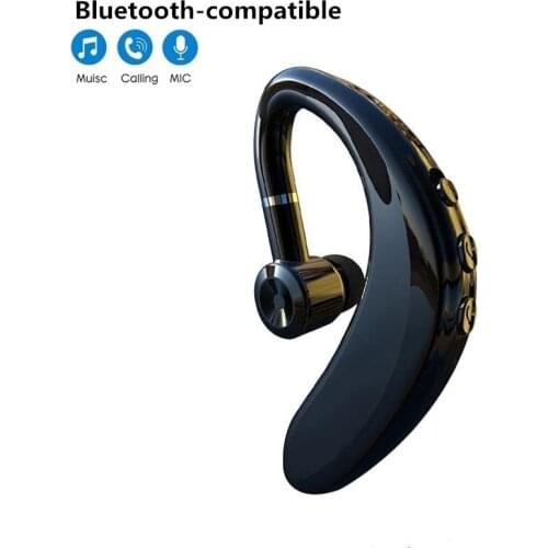 5.0 Bluetooth Earphones headphones Handsfree Earloop Wireless Headset Business Sports Earphones With Mic For Xiaomi Iphone 12