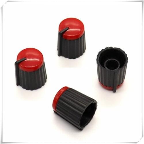 5 Pieces Plastic Flower Shaft Knob Diameter 15mm Height 17mm Potentiometer Encoder Knob Gear Shaped Inner Hole 6mm