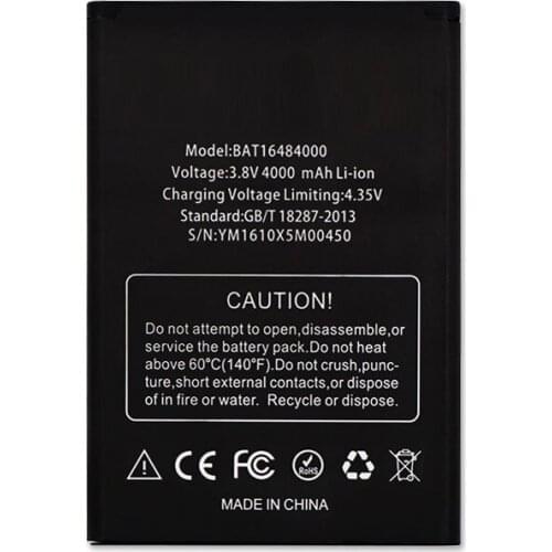 For Doogee X5 Max Battery High Quality 4000mAh Batterie Bateria Accumulator AKKU for Doogee X5 Max Pro