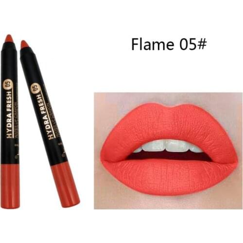 9 Colors Velvet Matte Lipstick Pencil Long Lasting Lip Gloss ​Sexy Lip Stick Moisturizing Makeup Lip Tint Pen Cosmetic