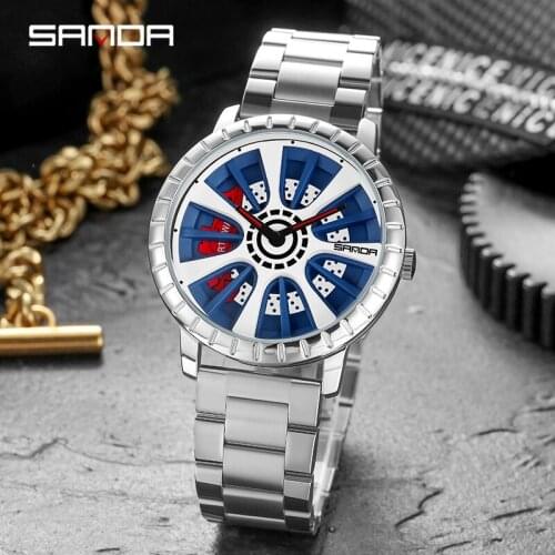 BASID Top Brand Luxury Car Wheel Watches Fashion Sport Watch Mens Quartz With Rim Hub Male Gentleman Clocks Modern Stylish Gift
